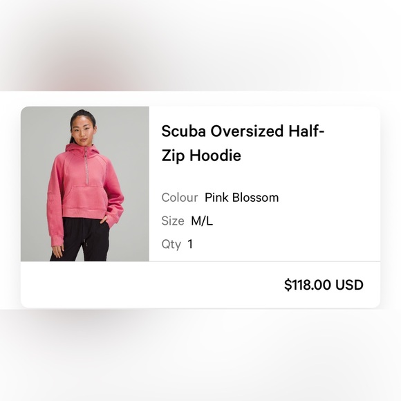 lululemon Scuba Half-Zip Hoodie - Picture 4 of 4